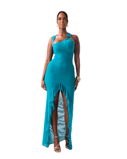 AURIGA DRESS - AQUA